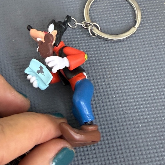 NWOT Disney Parks Goofy Tourist Map Ice Cream Keychain - Picture 7 of 8